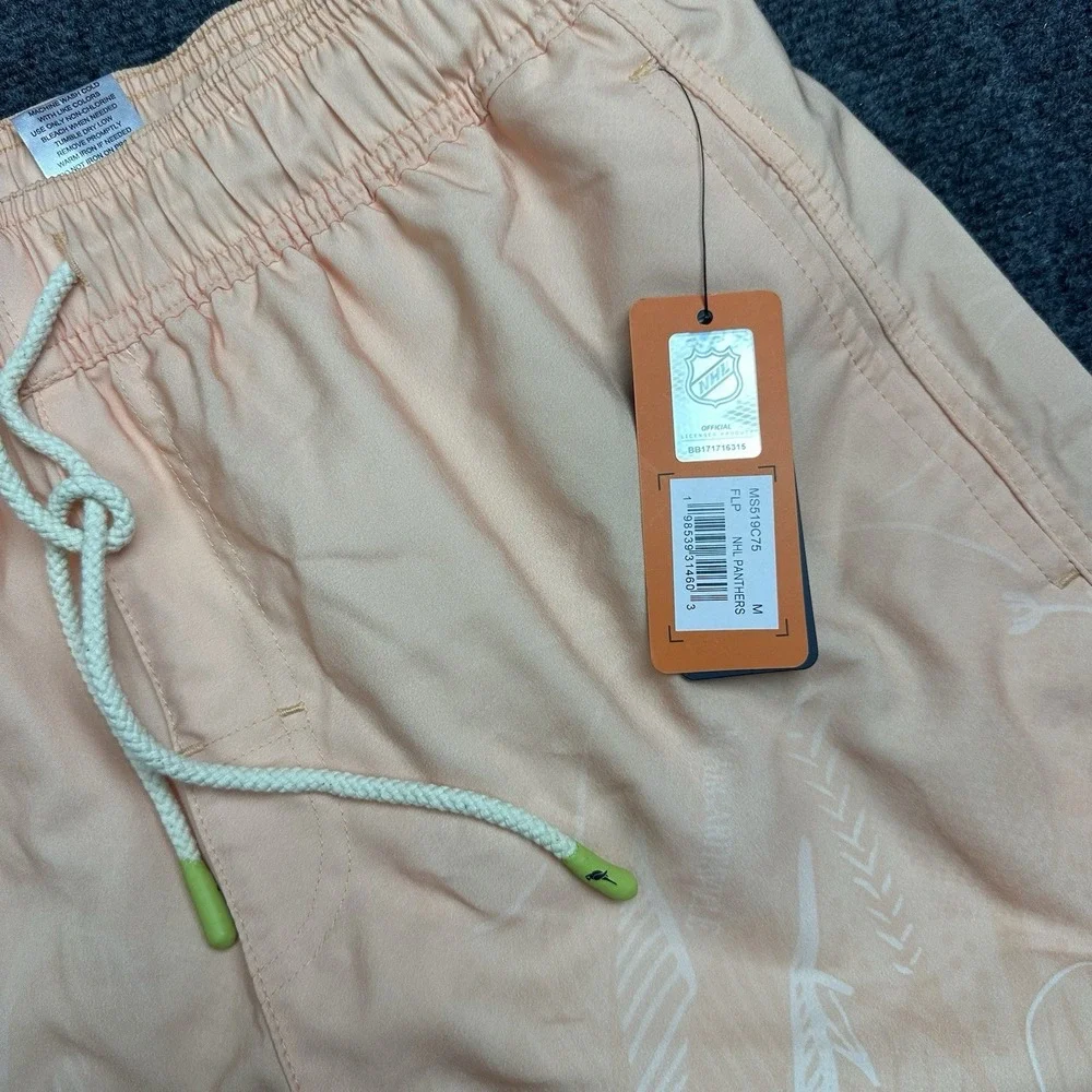 NWT Margaritaville Orange Florida Panthers Lagoon Fiesta Swim Shorts Mens Medium